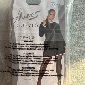 Hanes Black Tights